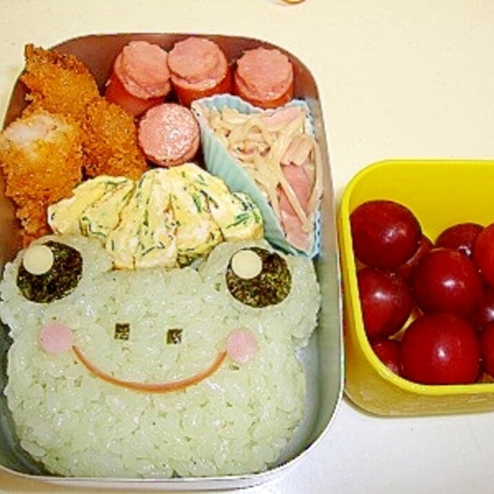 キャラ弁 カエルちゃん レシピ 作り方 By ぱっくん 777 楽天レシピ キャラ弁 カエルちゃん レシピ 作り方 By ぱっくん 777 楽天レシピ